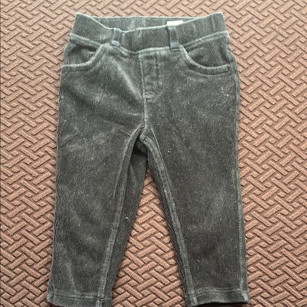 Jumping Beans Black Casual Corduroy Pants